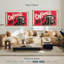 Vieille affiche murale café-802945295