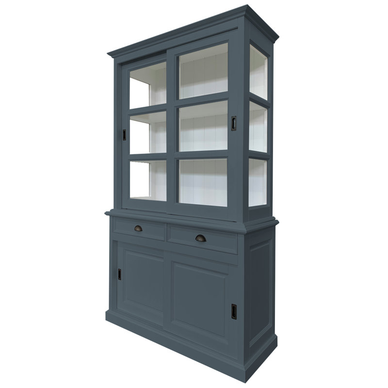Benjamin-James Display Cabinet, Blue Grey