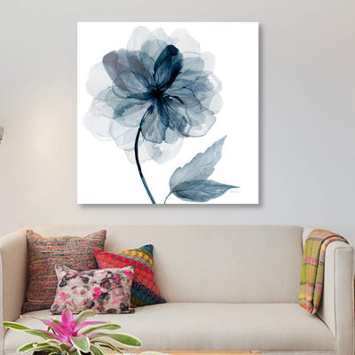 Indigo Bloom I by Carol Robinson - Painting on Canvas