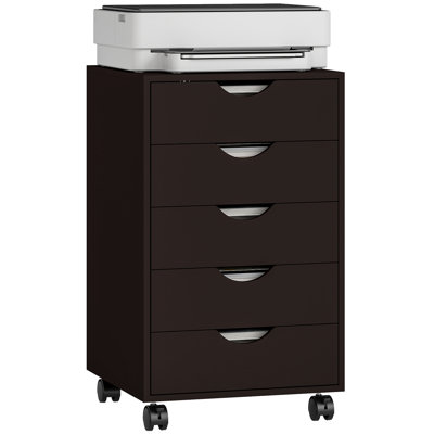 Laga 15.75'' Wide 5 - Drawer Filing Storage Cabinet