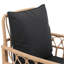 Chaises de salle à manger d'extérieur avec coussins