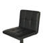 Swivel Upholstered Adjustable Height Counter Stool with Metal Frame