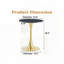 Table tulipe ronde 23,6 po - faux marbre, base piédestal, 2 à 4 sièges-1638594316-1638594304