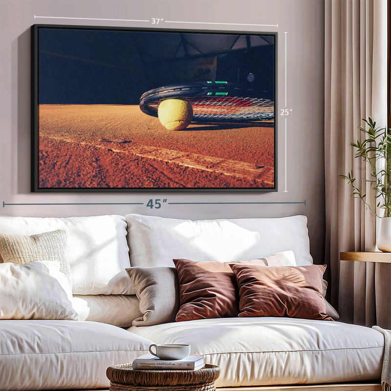 «Tennis Sport Wall Art», H 37 po x l 25 po