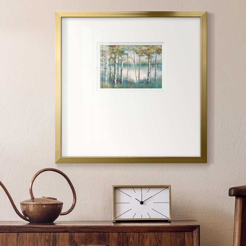 Rhineland Aspen Lake, reproduction encadrée sur papier, H 17 po x l 17 po x P 1,25 po
