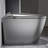 Starry Night Smart Bidet Toilet For Modern Bathroom, Auto Lid Open/Close, Foot Sensor Flushing And Seat Control, Led Display, Warm Water Washing, Matte Grey Porcelain - Self Cleaning Bathroom With-123050681