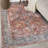 Labarbera Oriental Machine Washable Red/Blue Non-Slip Backing Area Rug-1454192273