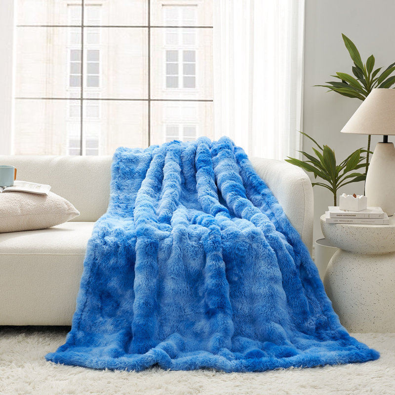 Snowball Chunky Bunny - Coma Inducer Blanket, Cloudy Day Blue, King