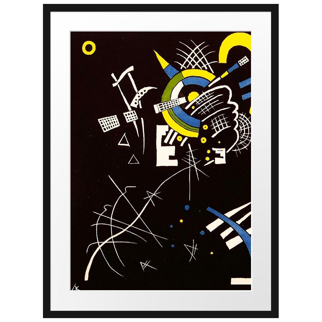 Gerahmtes Poster Small Worlds von Wassily Kandinsky