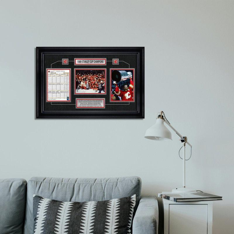 «Calgary Flames», tableau de pointage de la coupe Stanley