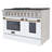 Custom Pro-Style 48 in. 6.7 cu. ft. 8-Burner Freestanding Double Oven Gas Range-73306193-90675297