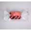 Ornement de Noël commercial incassable 18 po rouge et blanc avec paillettes