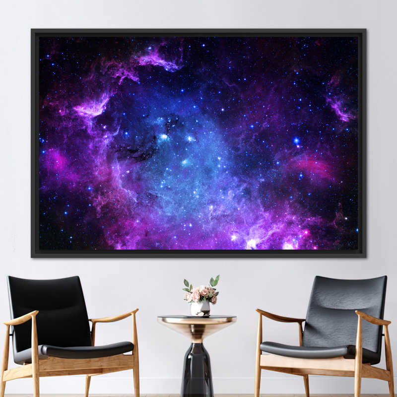 Print on Canvas, Framed Print without Mat, Black, 20 cm H x 30 cm W