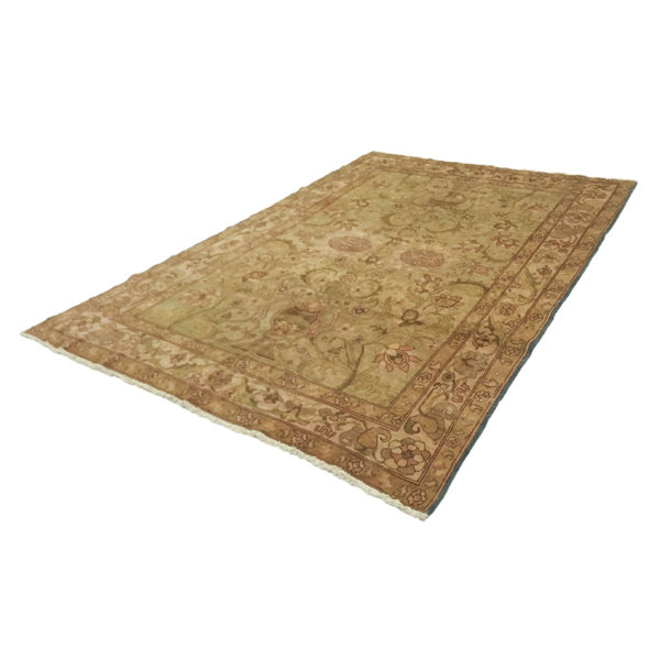 Isabelline Romona One-of-a-Kind 7' X 10' Wool Area Rug in Beige ...