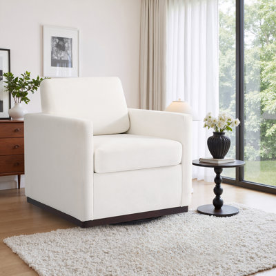 Upholstered Swivel Armchair