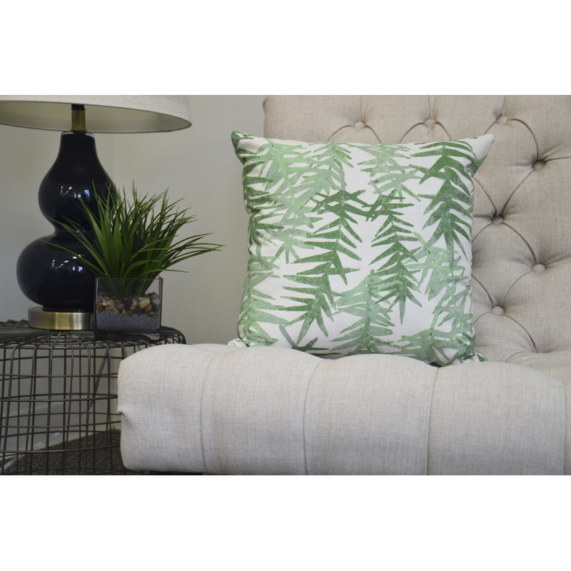 Housse et insert de coussin cubain, 16 po x 1 po, Vert