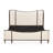 Camellia Field Queen Wingback Bed - Warm Pecan-109423063