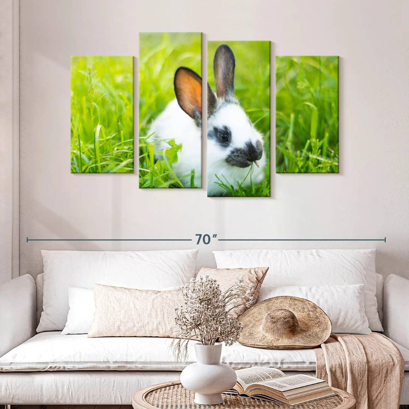 Brampt Grass Munching Rabbit