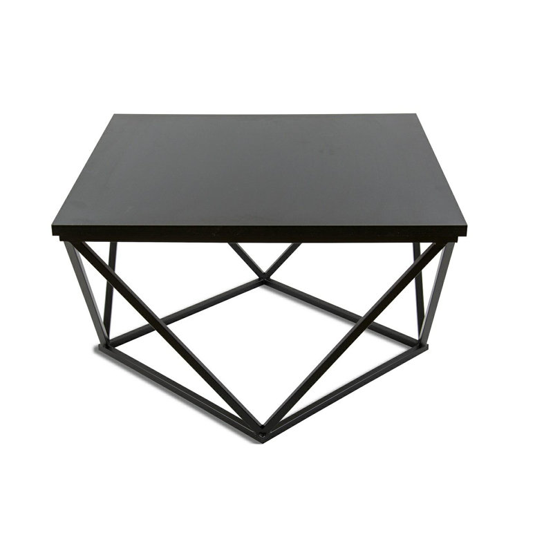 Flinders Frame Coffee Table, Black, Black