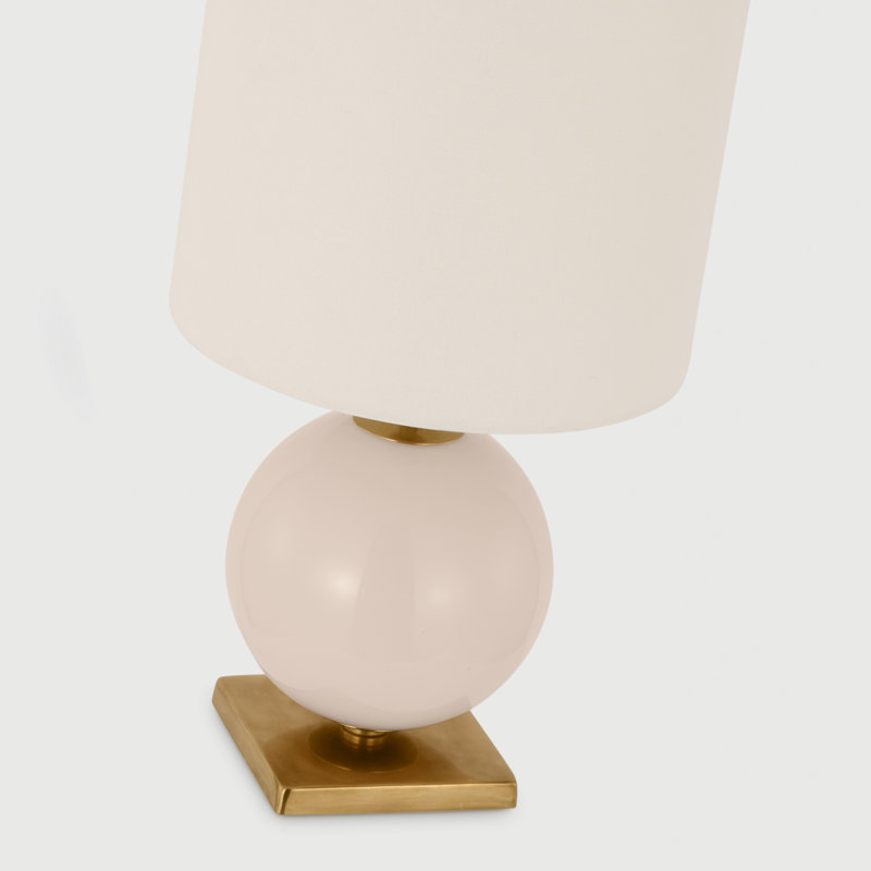 Elsie Table Lamp, Blush Painted Glass