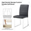 4 chaises de bureau robustes en fer