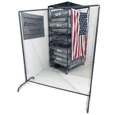 Blantex 62" x 70" Clear Partition KD