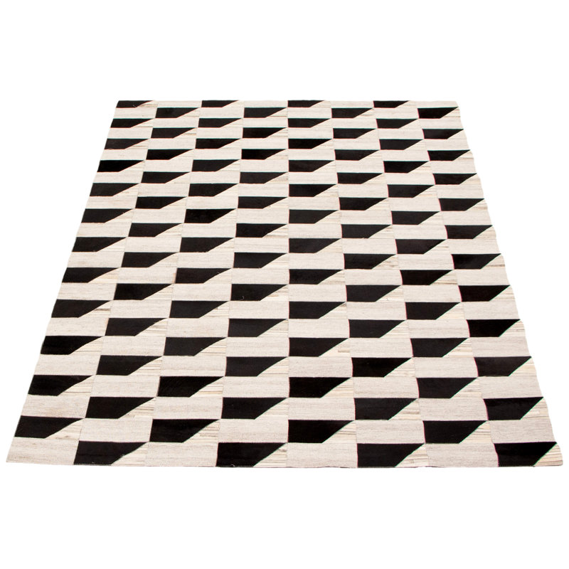 Waxhaw Cowhide Geometric Indoor Rug