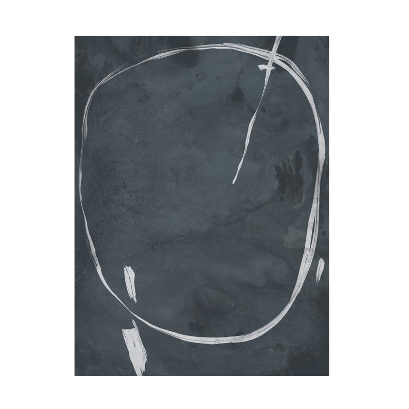 «Circular Gravure II» sur toile, H 32 po x l 24 po