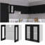 Black Hanging Glass Cabinet 60X31x60 Cm-584496423