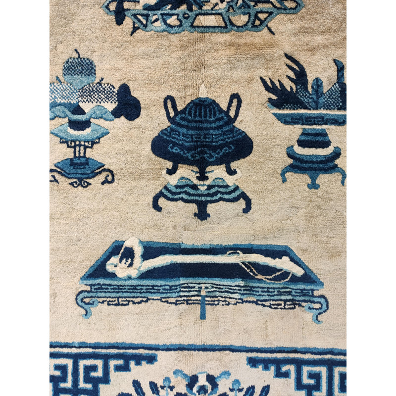 Early 20th Century Chinese Peking 100 Antiques Carpet (7'3" x 8'4" - 220 x 255)