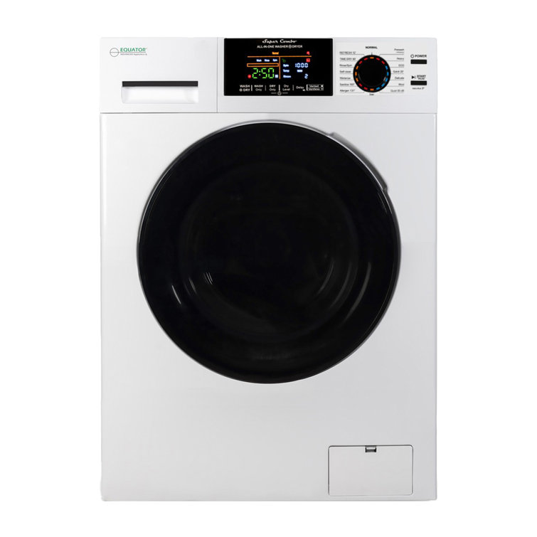 Kenmore Elite 12-cu ft Capacity White Ventless All-in-One Washer/Dryer  Combo Steam Cycle at