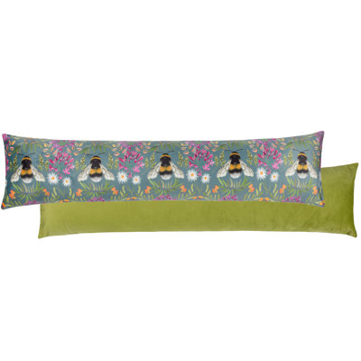 Obellia Floral Rectangular Floor Cushion