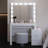 Aurora Dressing Lighted Vanity with Mirror