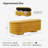 Nettie 54" Modern Velvet Boucle Upholstered Tufted Storage Bench with Gold-finished Metal Legs-1411575423