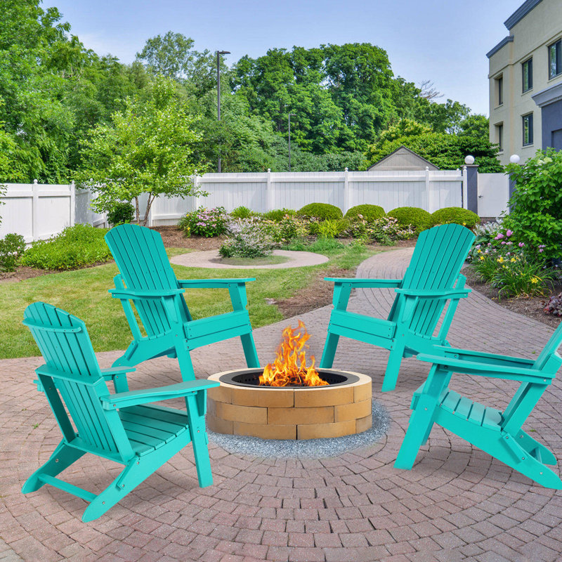 Outdoor Adirondack Chair, Lake Blue