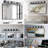 Bathroom 6- Dimmable Led Vanity , Modern, Iron & Acrylic, Energy Efficient, 36W, 100 - 120V, 6.5In Length, Black Modern For Bathroom, 4.29In Deep,-616304245-616304246