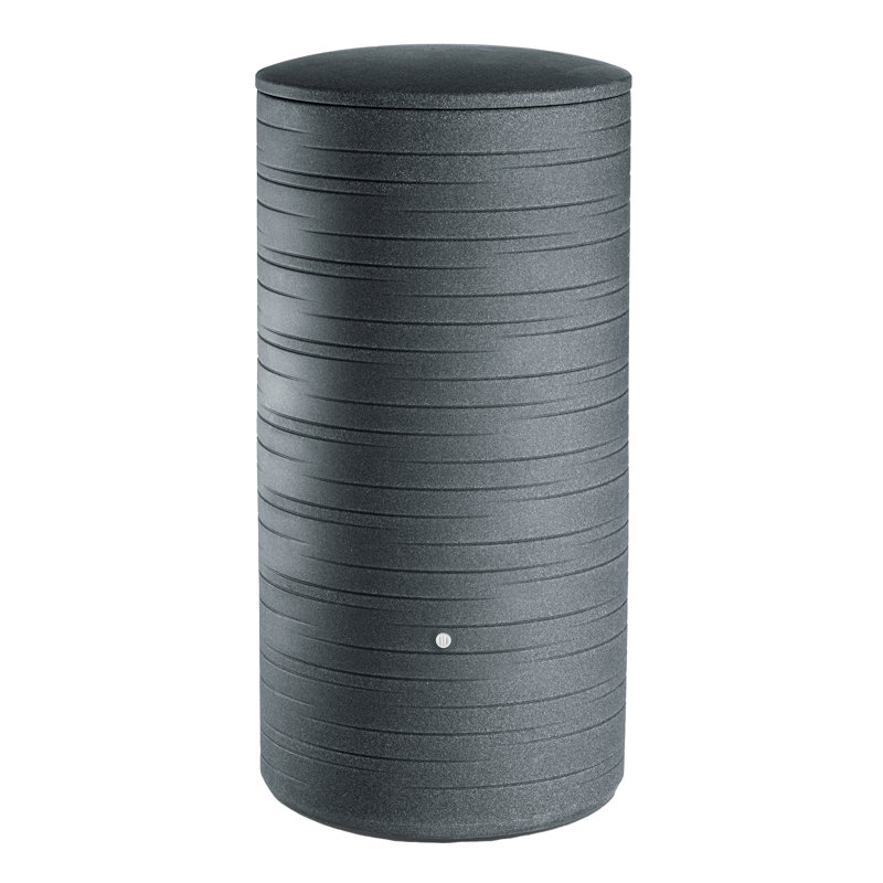 Ebern Designs 280L Polyethylene Plastic Rain Barrel and Hose