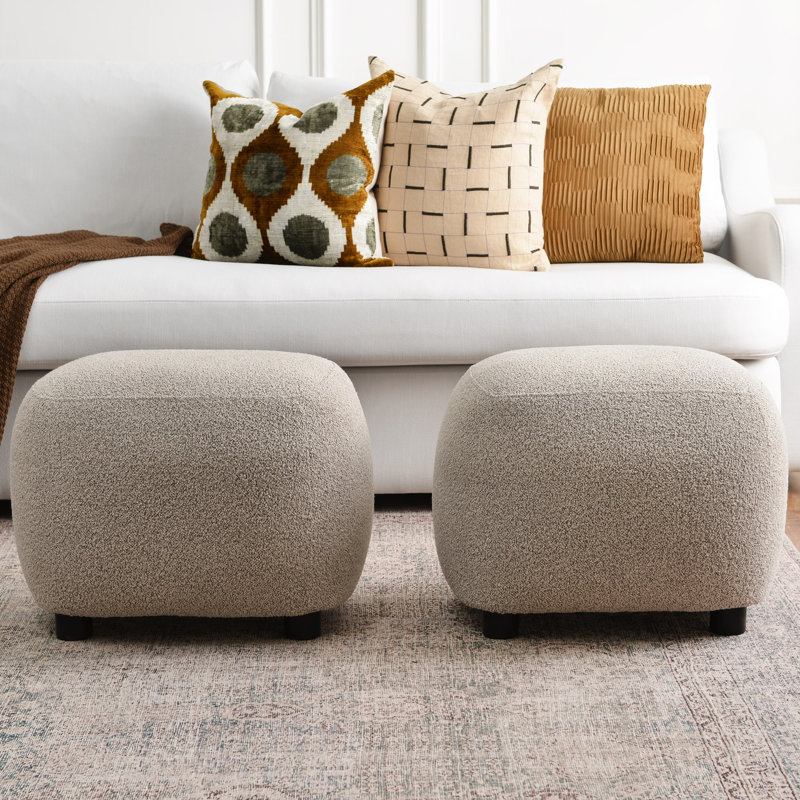 Ensemble de 2 repose-pieds 23 po, Boucle taupe