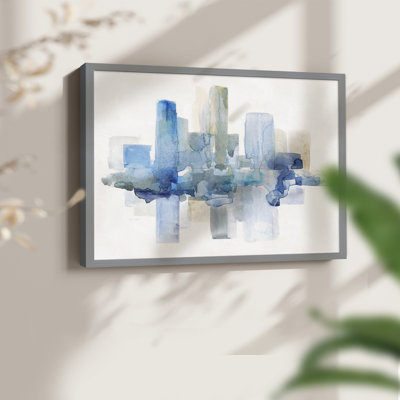 Soft Skyline II -Framed Print - Restickable