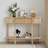 43.3'' Farmhouse Half Moon Console Table-1161319002