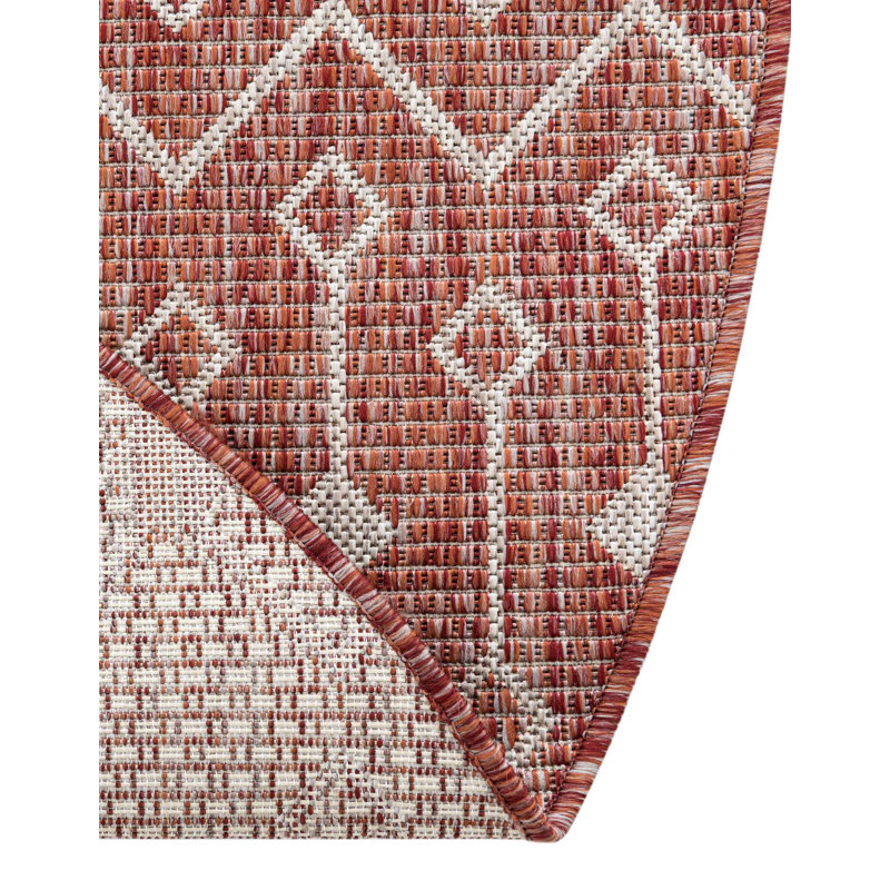 Julieta Geometric Indoor / Outdoor Rug, Round 13'