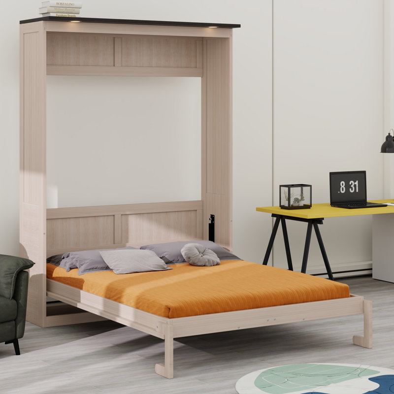 Lit escamotable moderne avec DEL