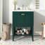 Meuble-lavabo 24 po avec lavabo supérieur, meuble-lavabo moderne avec 2 portes et meuble-lavabo simple