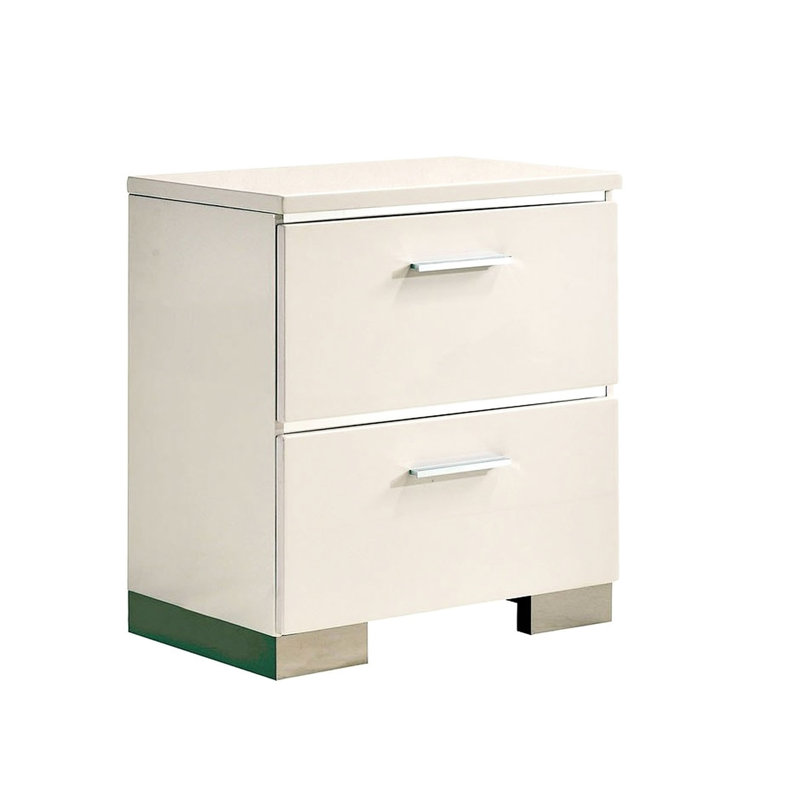 Table de chevet Modern, Blanc