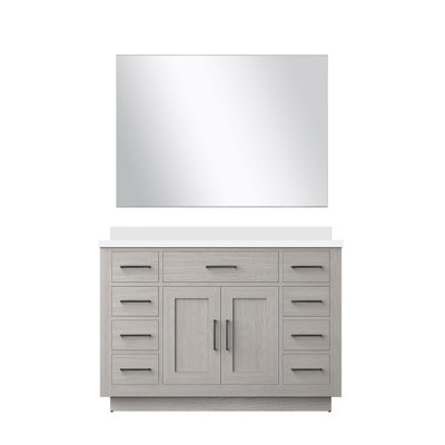 Ensemble de meuble-lavabo simple 48 "avec miroir