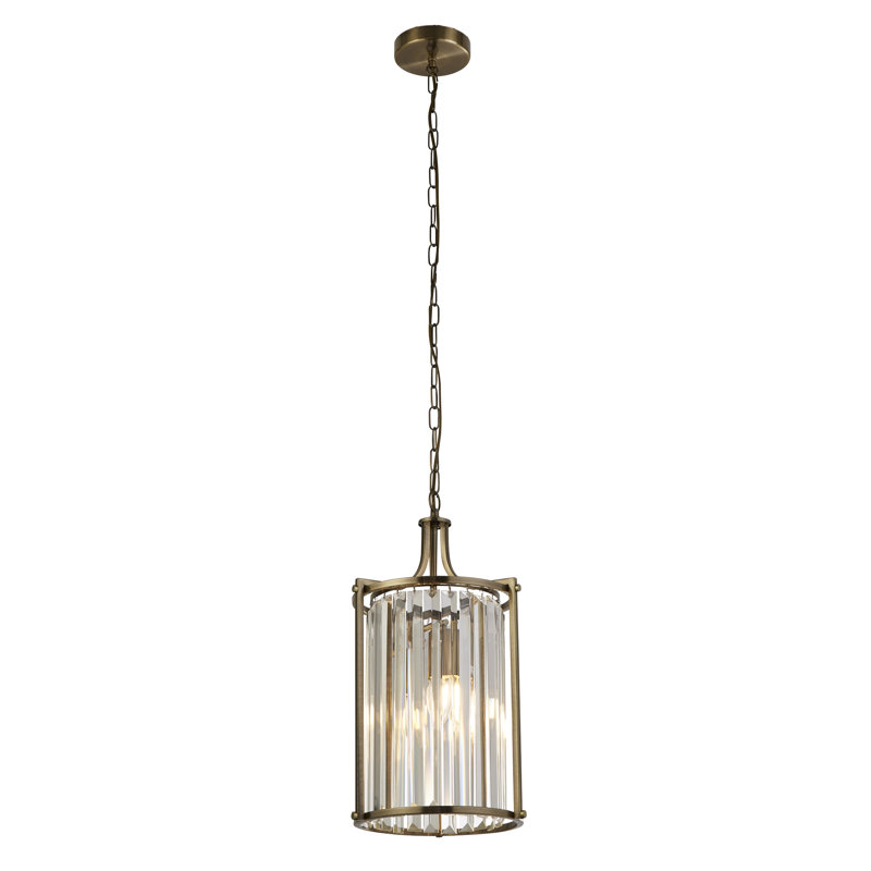 Esmont 2 - Light Lantern Pendant, Antique Brass