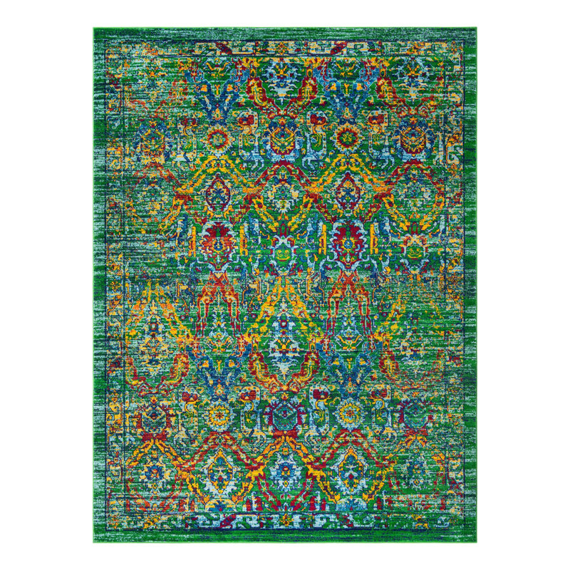 Erkam Oriental Indoor Rug, Rectangle 9' x 12'