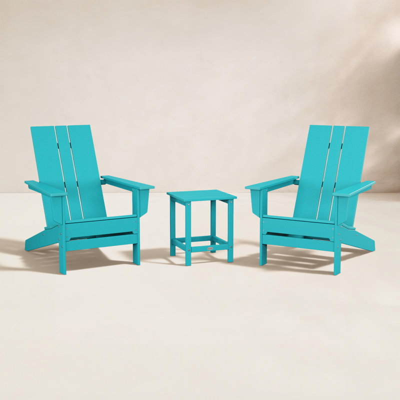 Chaise Adirondack d'extérieur avec table POLYWOOD x, Aruba