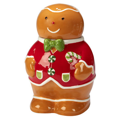 Holiday Magic Gingerbread  3-D Cookie Jar