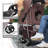 Foldable Pet Stroller, 3 Wheels Folding Carrier Jogger Stroller for Dogs Cats with Canopy and Basket-101628880